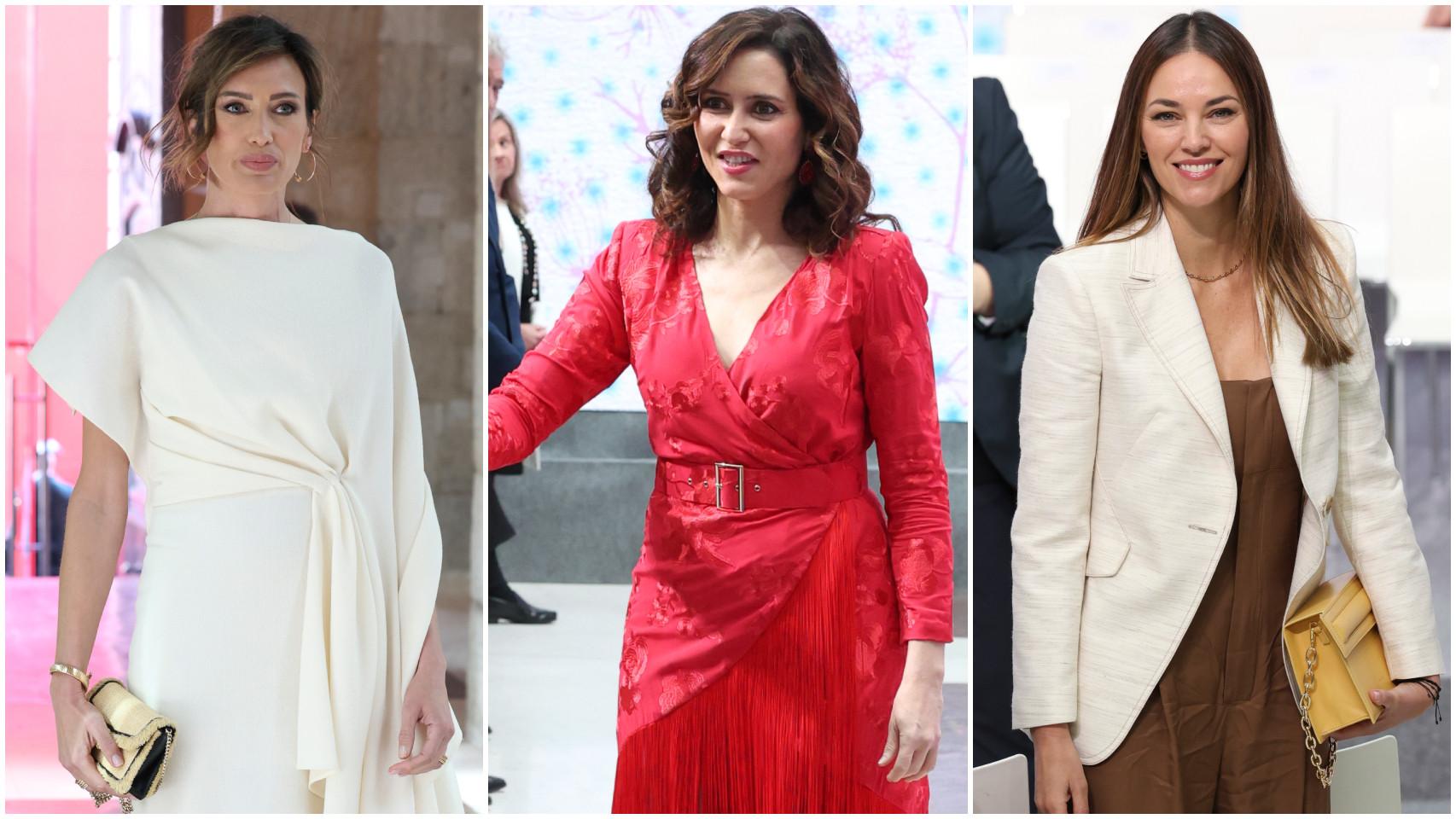 Nieves Álvarez, Isabel Díaz Ayuso y Helen Lindes en un fotomontaje de El Español.