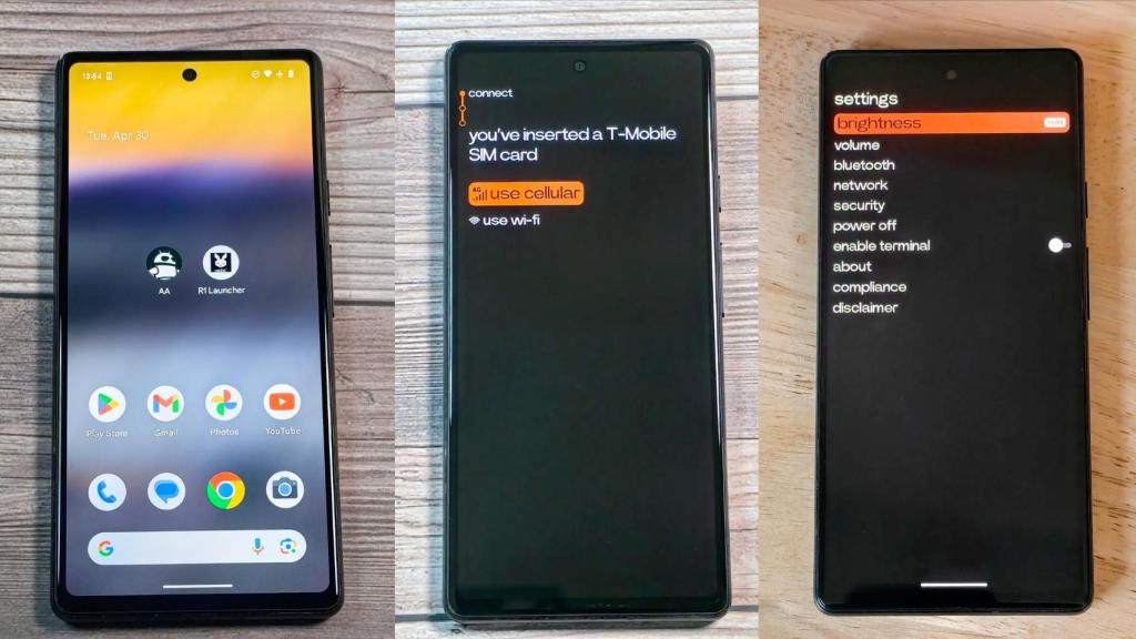 Aplicación de Rabbit en un Pixel 6a