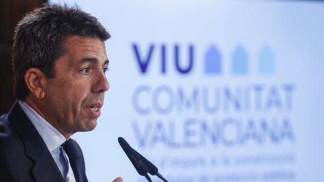 El presidente valenciano, Carlos Mazón.