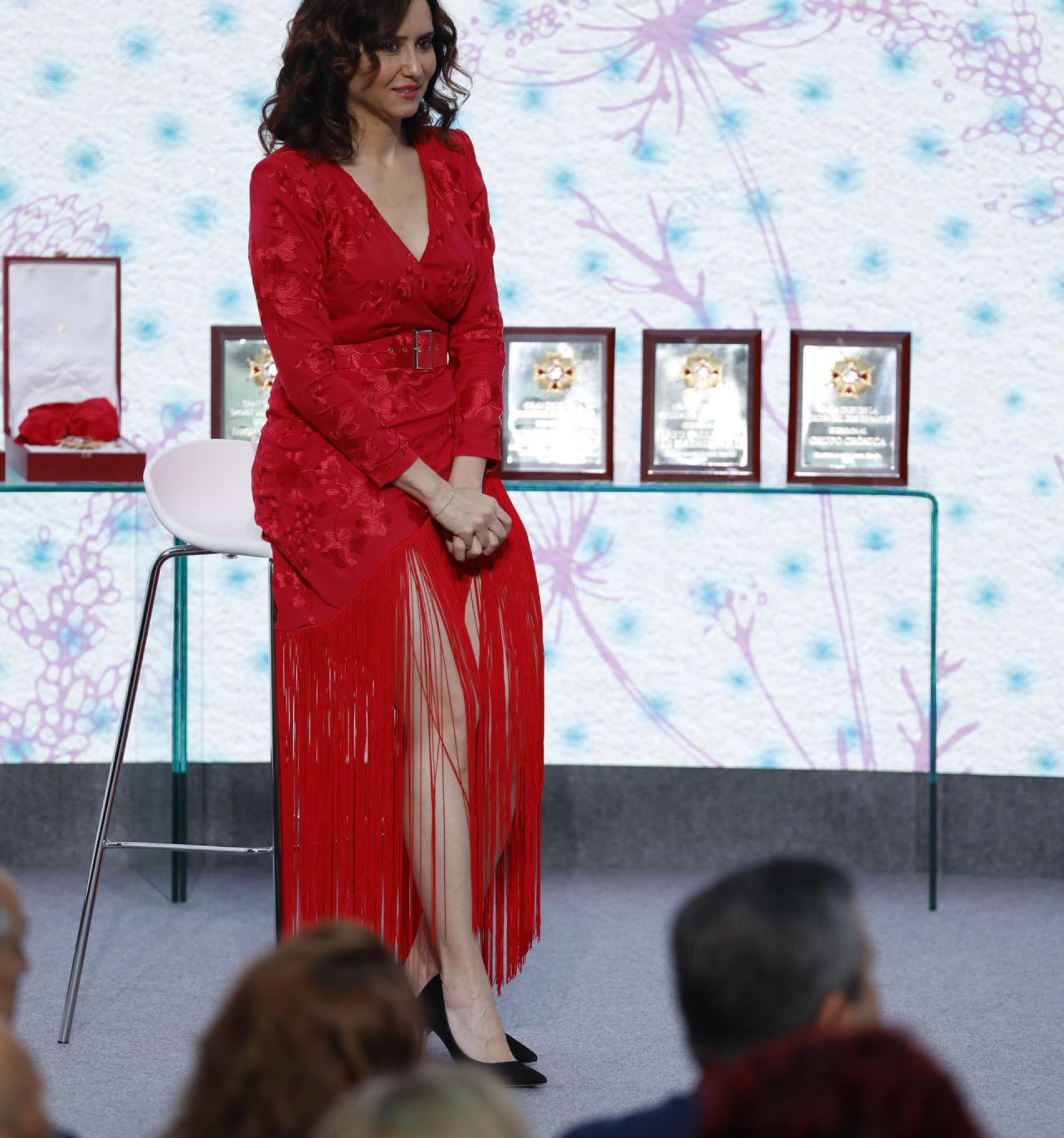 Isabel Díaz Ayuso, en la entrega de Medallas del 2 de Mayo.
