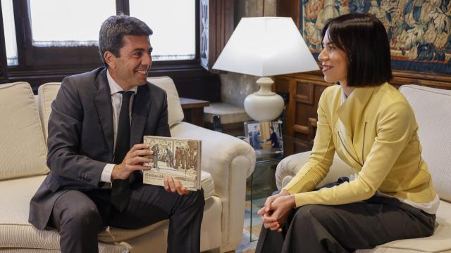 Carlos Mazón y Diana Morant en la reunión este jueves