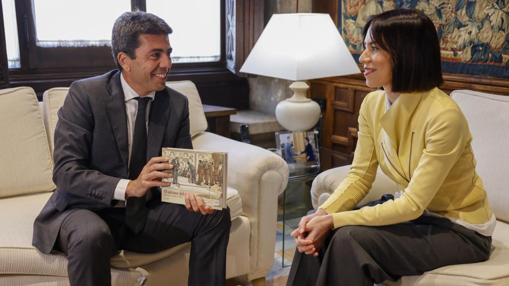 Carlos Mazón y Diana Morant en la reunión este jueves
