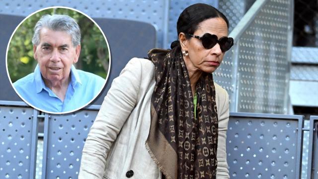 Claudia Rodríguez, la discreta viuda de Manolo Santana, este pasado 2 de mayo.