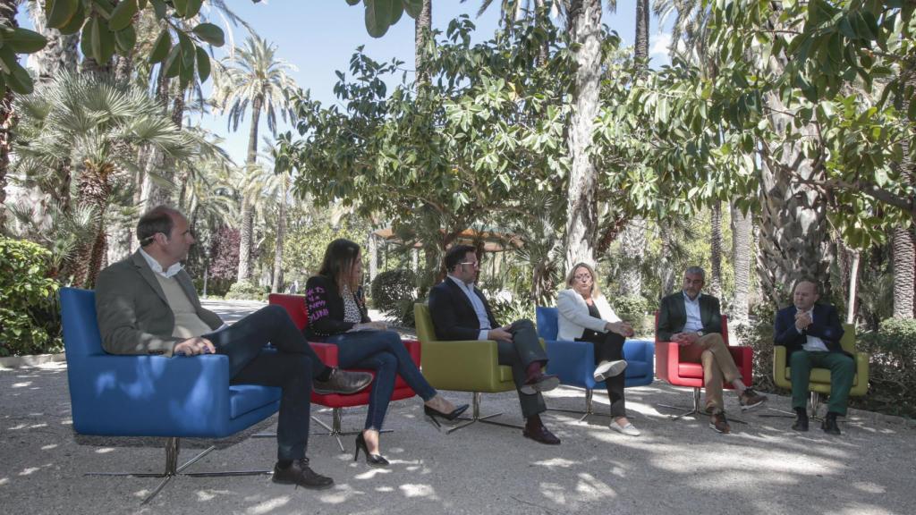 Un instante en el transcurso del foro Innovación digital aplicada en la economía circular del agua como estrategia municipal de Elche.