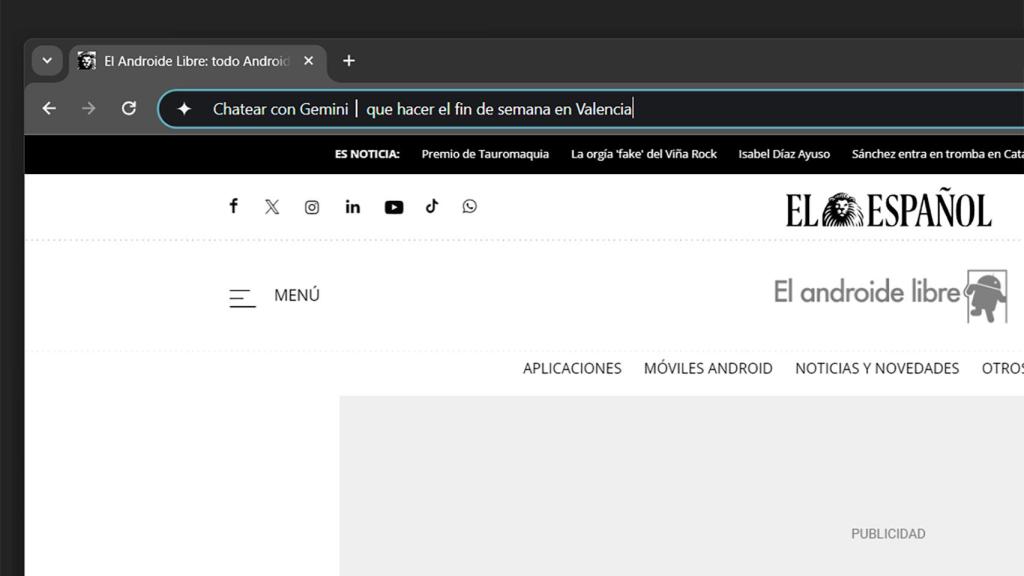 Chat con Gemini en Chroe