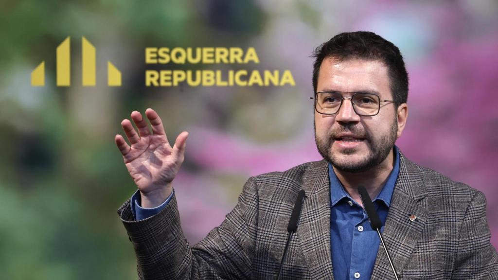 Pere Aragonès, el miércoles en un acto de campaña