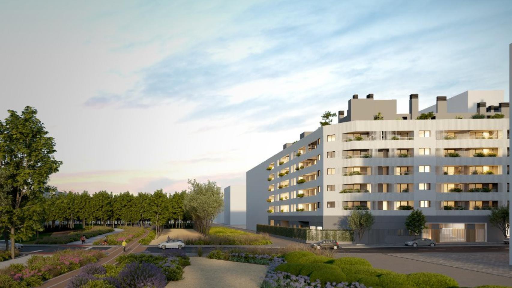 Así serán las viviendas de Aedas Homes en Los Berrocales.