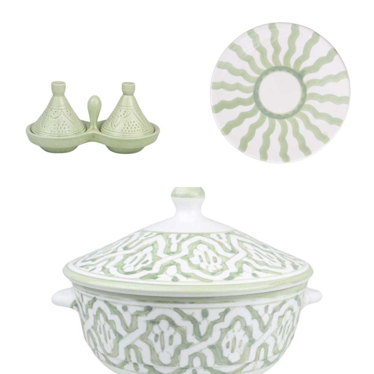 Montaje de productos de decoración marroquí