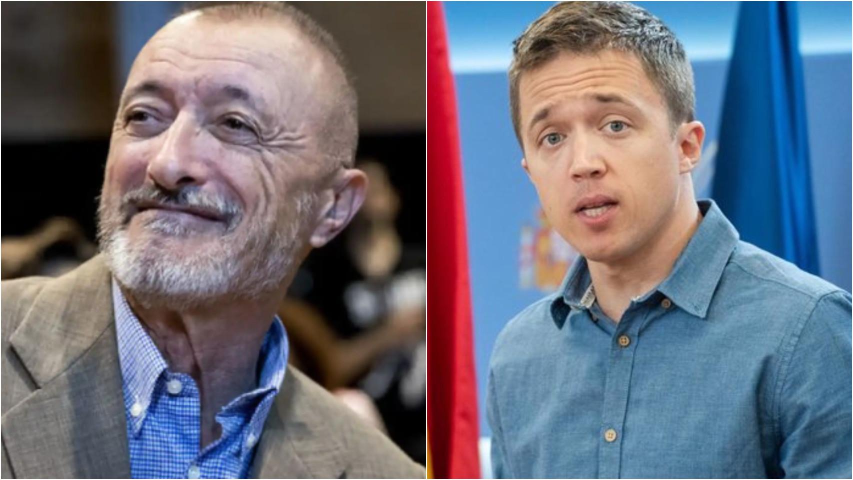 Pérez-Reverte e Íñigo Errejón.