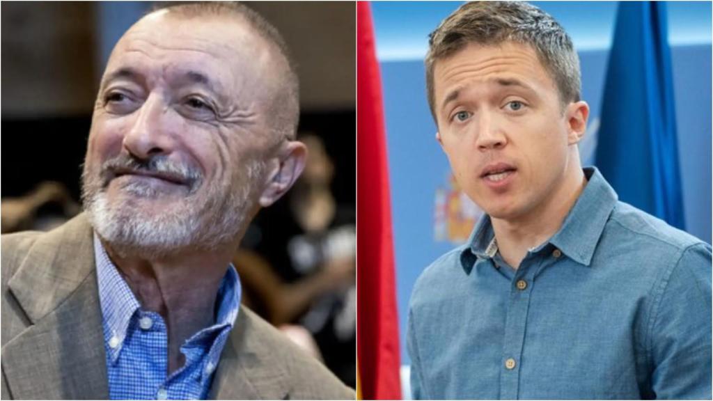 Pérez-Reverte e Íñigo Errejón.