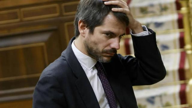 El ministro de Cultura, Ernest Urtasun, en el Salón de Plenos del Congreso de los Diputados, en una imagen de archivo.