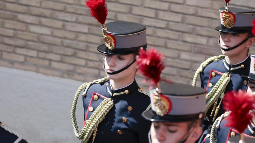 Princesa Leonor en el 40 Aniversario de la Jura de Bandera de Felipe VI