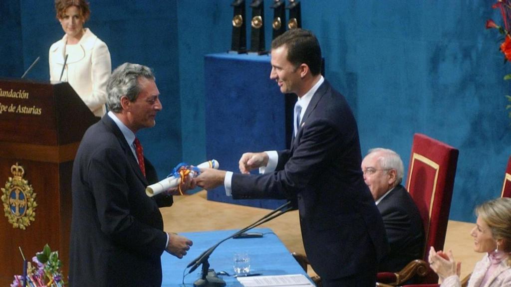 Paul Auster recibe el Premio Príncipe de Asturias de las Letras.
