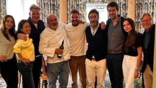David y Victoria Beckham en el restaurante vallisoletano.