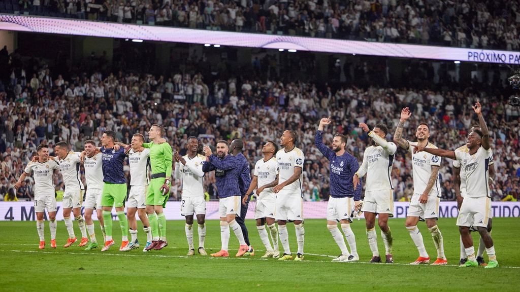 El Real Madrid, campeón de Liga.