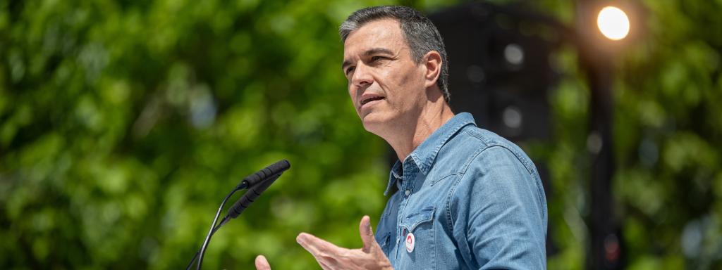 El secretario general del PSOE y presidente del Gobierno, Pedro Sánchez.
