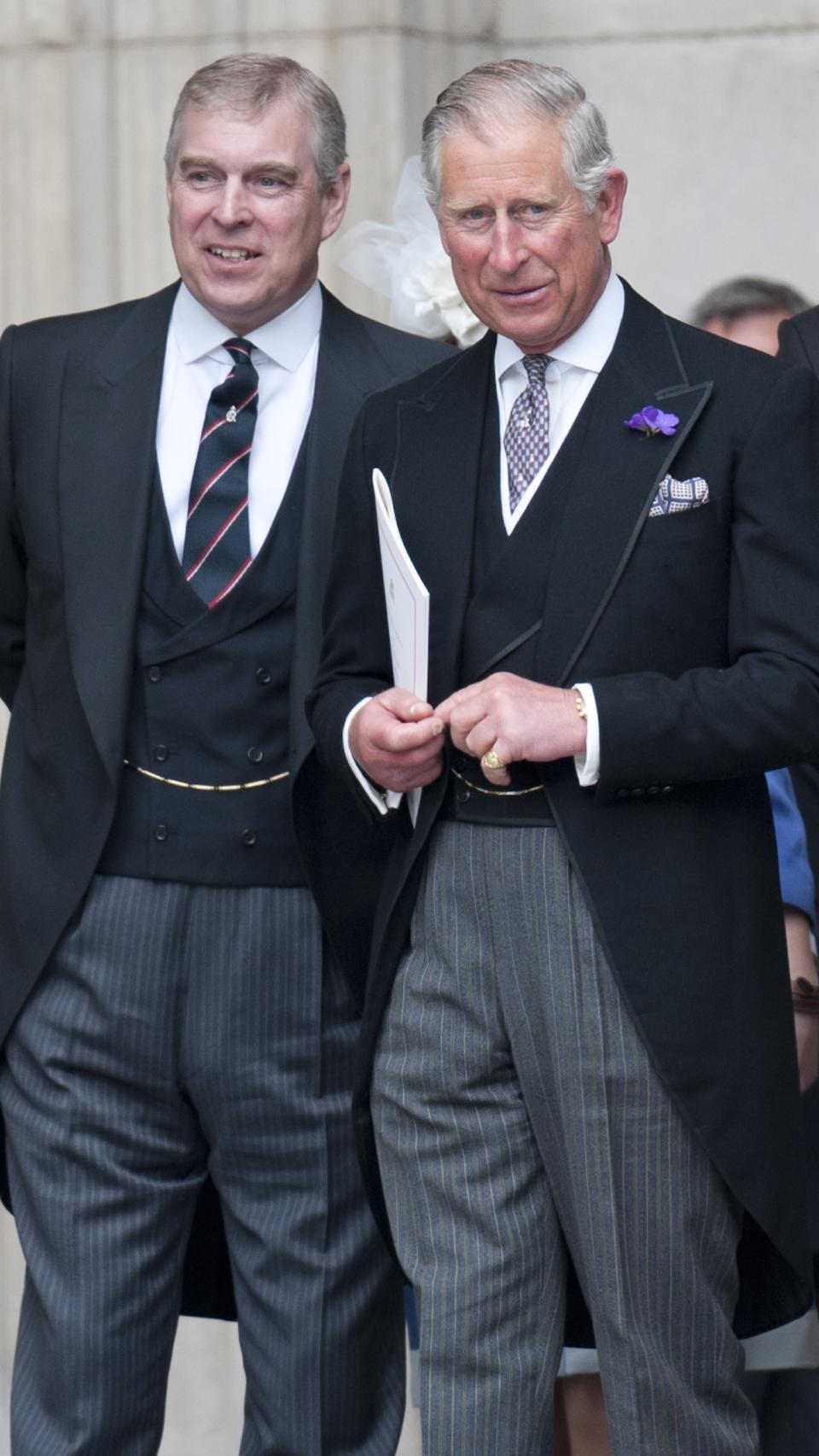 Andrés y Carlos III, en junio de 2012.