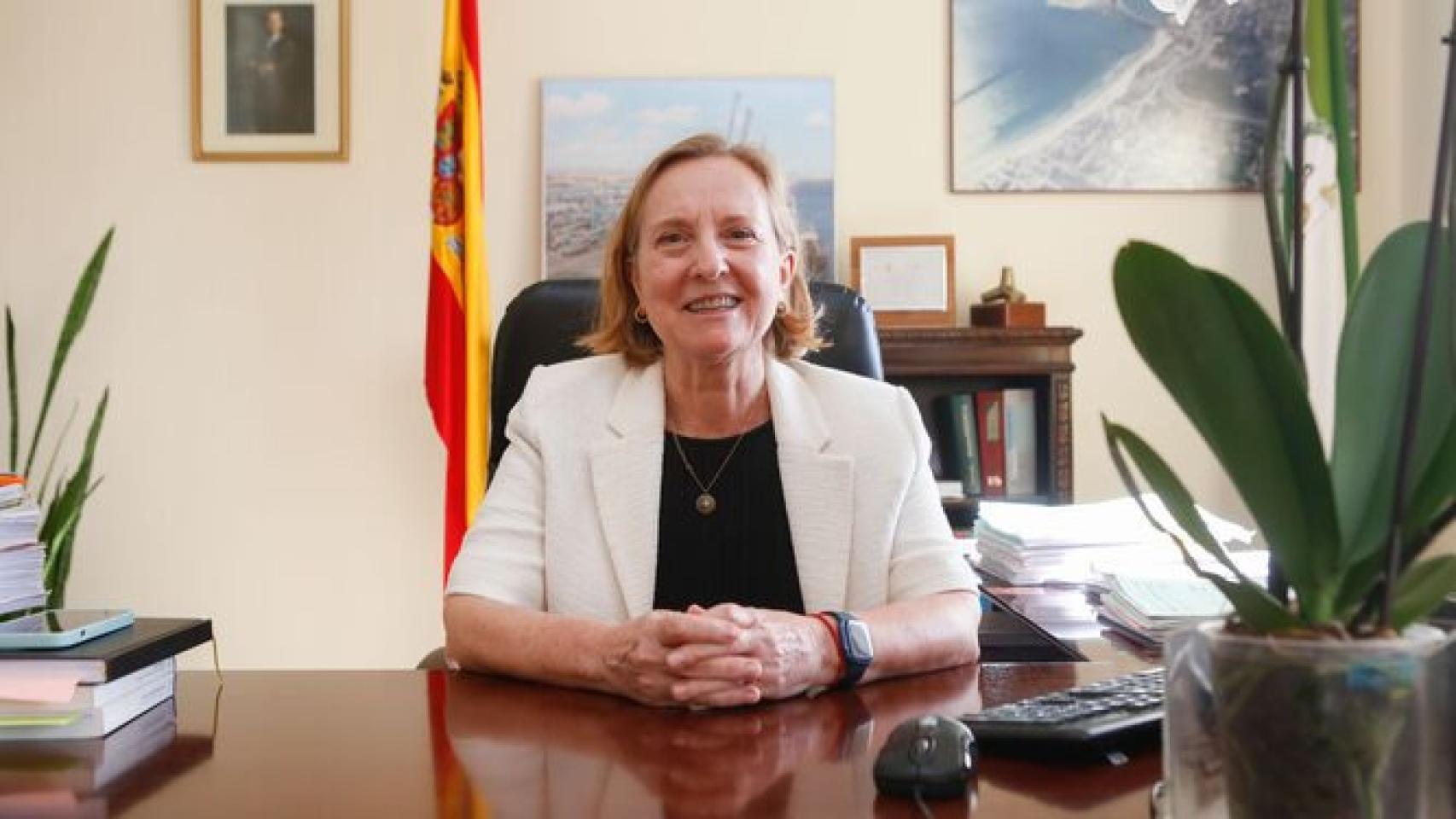 La magistrada Nieves Marina, presidenta de la Sección Séptima de la Audiencia Provincial de Cádiz, con sede en Algeciras.