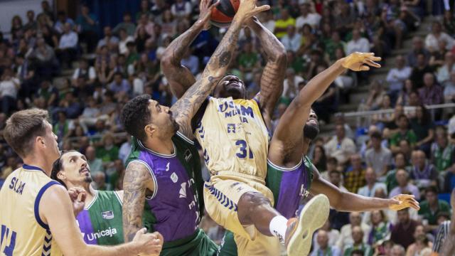 Un momento del Unicaja vs. UCAM Murcia de la Liga Endesa