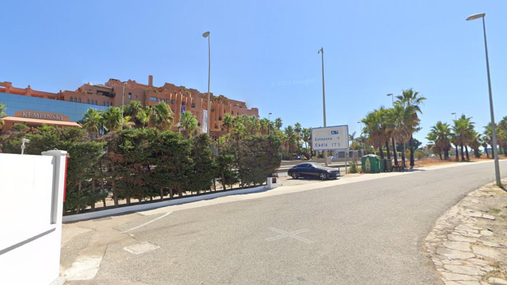 Zona donde ha sido localizado el cadáver.