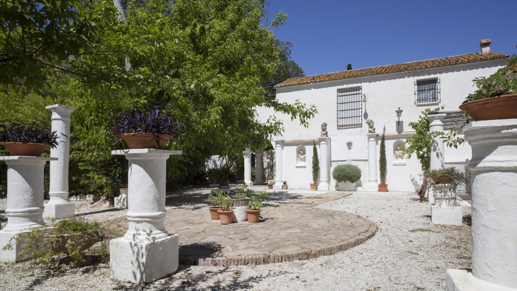 La espectacular finca que ha salido a subasta en Churriana (Málaga).