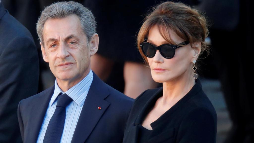 Carla Bruni y Nicolas Sarkozy.