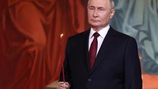 El presidente ruso, Vladimir Putin, este domingo en Moscú.