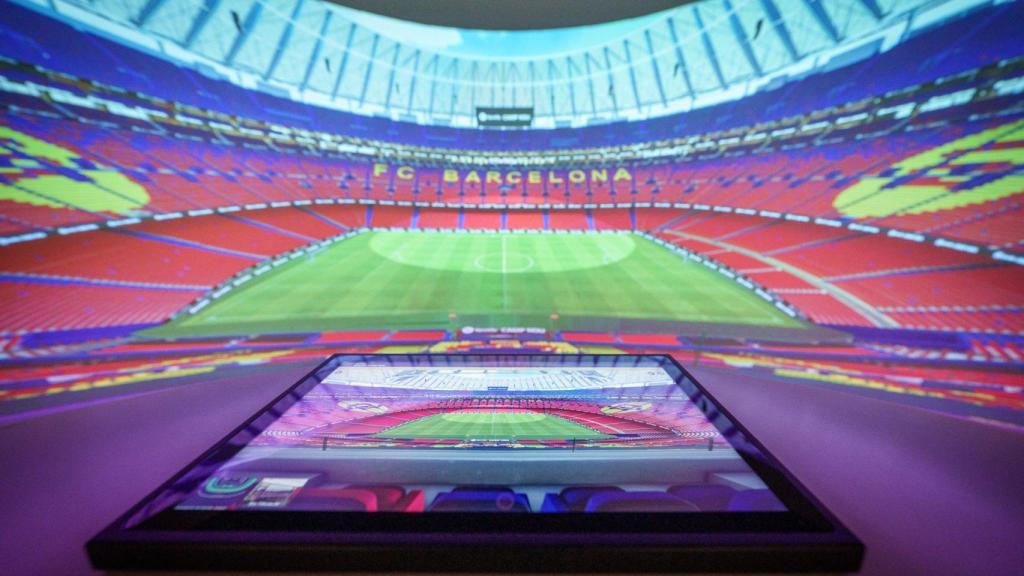 El interior del nuevo Camp Nou sin el clásico Mes que un club