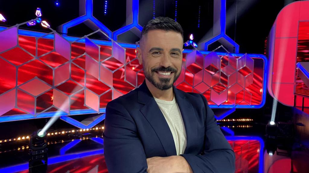 Gorka Rodríguez en el plató de 'El Cazador'.