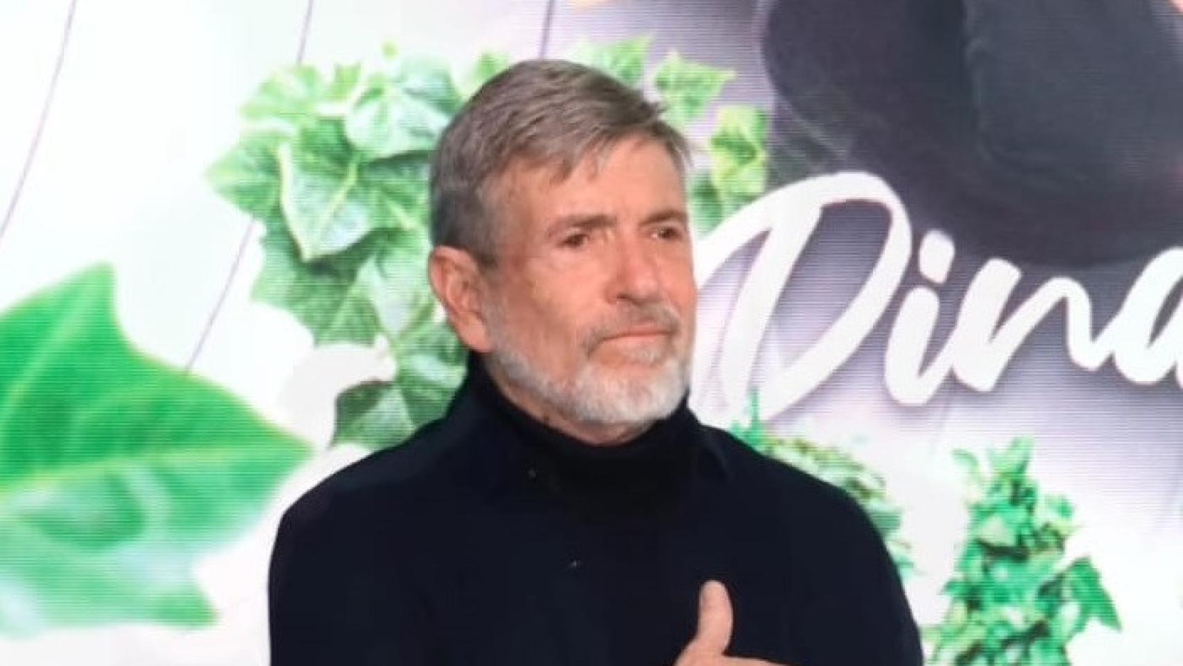 Carlos Mata durante su visita a Guardo