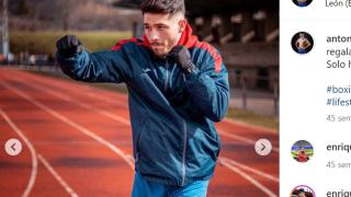 El boxeador Antonio Barrul