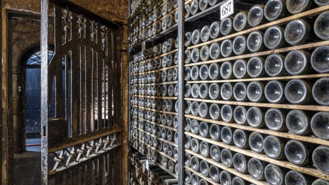 La bodega donde reposa Barón de Chirel de Marqués de Riscal .