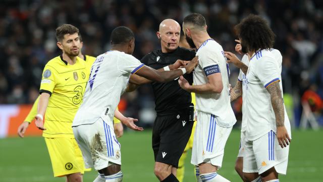Szymon Marciniak, durante el Real Madrid - Chelsea de la temporada 2021/2022