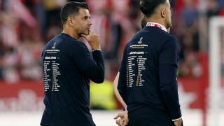 Celebración del Girona de su clasificación para la Champions League 2024/25