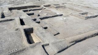 Los restos de la residencia real de descanso hallada en el desierto del Sinaí.