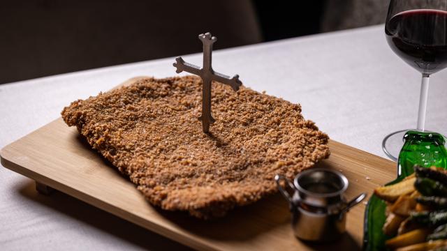El cachopo ganador del restaurante Arrabal.