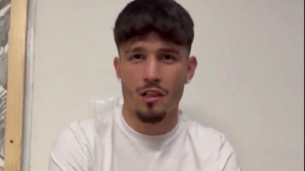 Antonio Barrul, en una imagen del video que ha publicado en sus redes sociales.