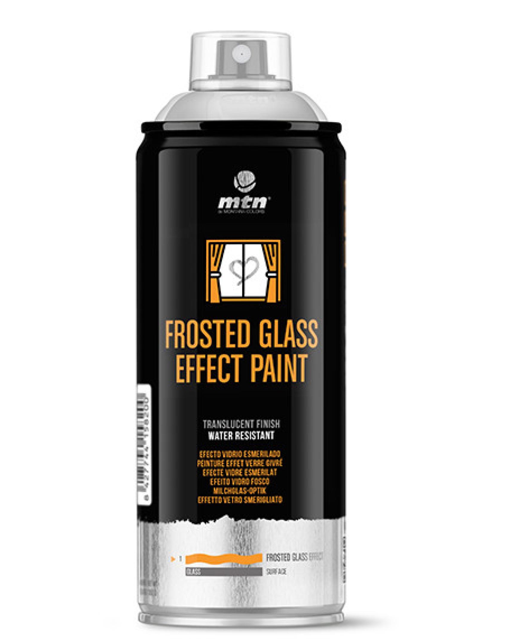 Spray con efecto esmerilado.