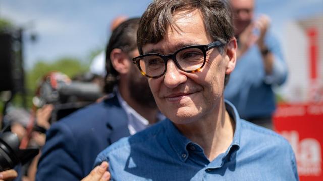 Salvador Illa, líder del PSC y candidato a las elecciones catalanas.