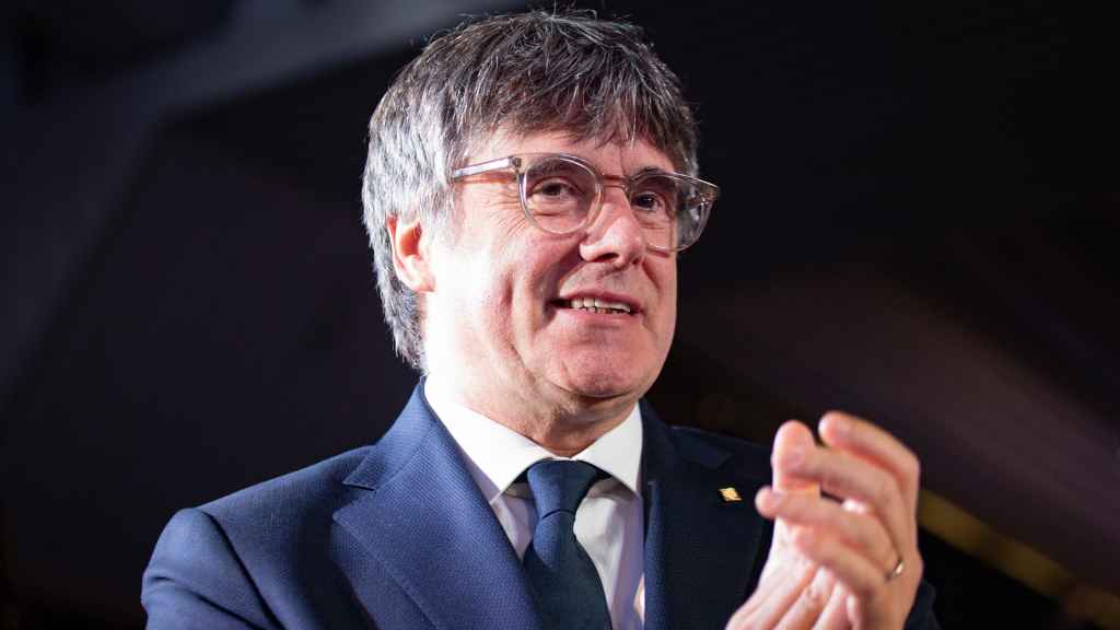 El expresidente de la Generalitat de Catalunya y candidato de Junts a las elecciones catalanas, Carles Puigdemont