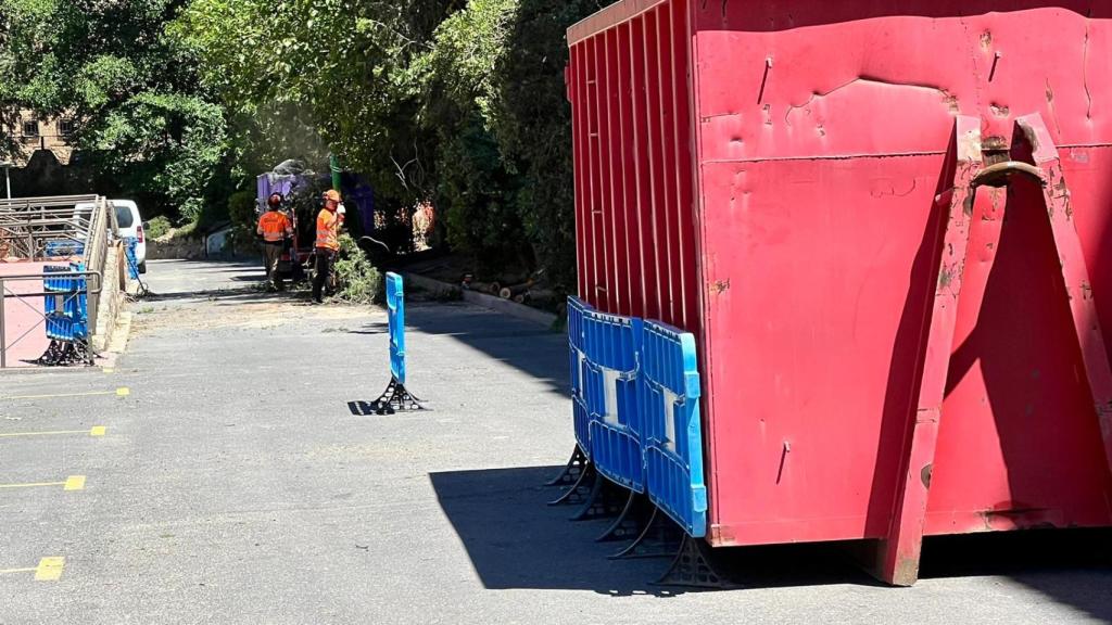 Los trabajos de reparación ya han comenzado.