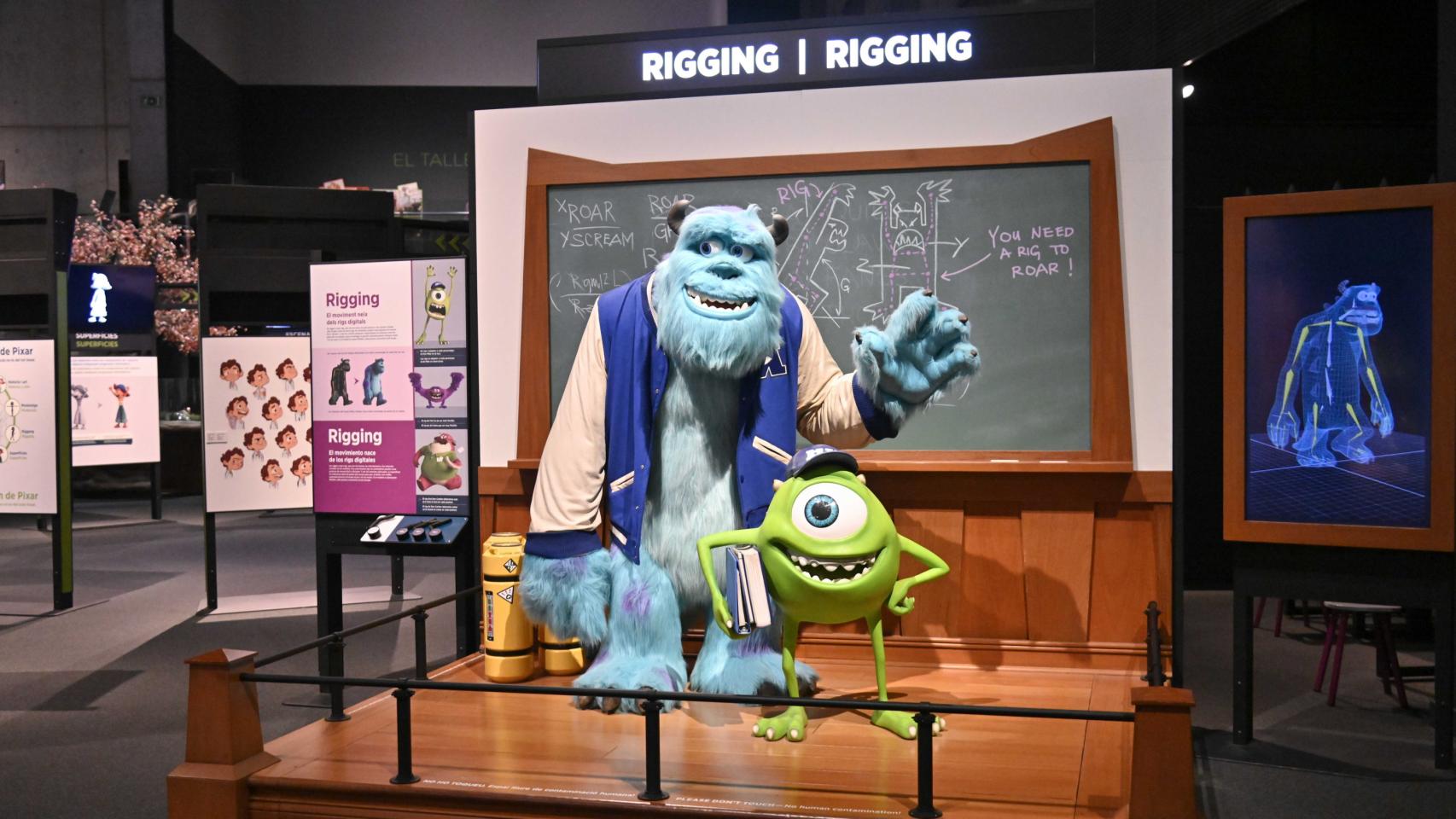 Vista de 'La Ciencia de Pixar', la nueva exposición de CaixaForum Madrid. Foto: CaixaForum
