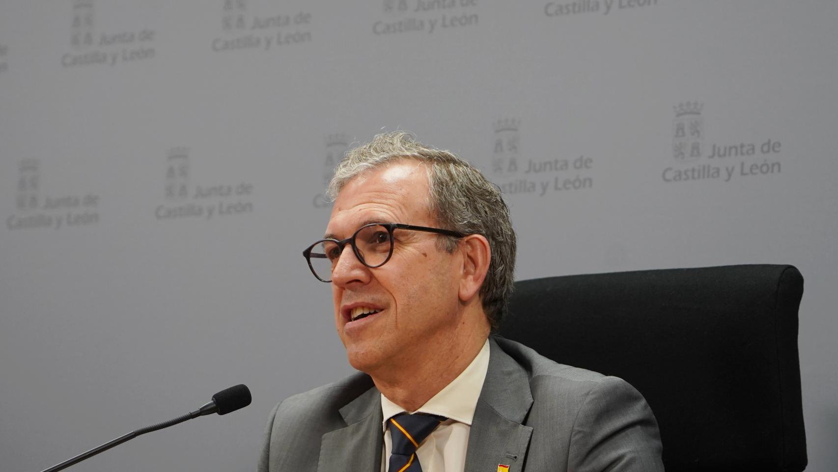 El consejero de Industria, Comercio y Empleo, Mariano Veganzones