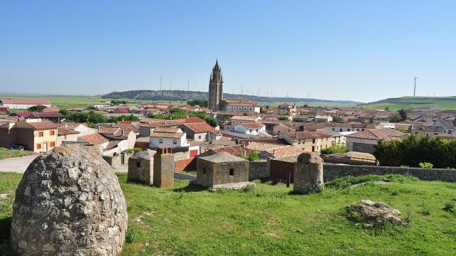 Vista de la villa de Ampudia
