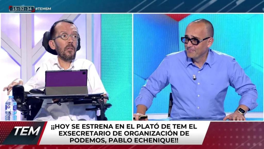 Pablo Echenique, exportavoz de Unidas Podemos en el Congreso, debuta como colaborador en 'Todo es mentira'.