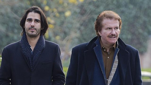 Maximiliano junto a su padre, Edmundo Bigote Arrocet, en una imagen tomada en diciembre de 2016.