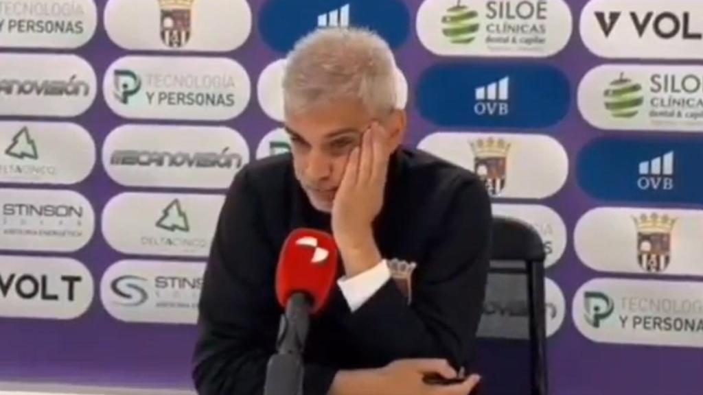 De los Mozos, entrenador del Palencia CF.