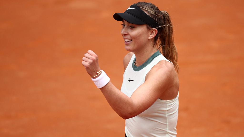 Paula Badosa, durante el Masters 1.000 de Roma.