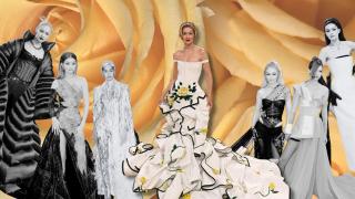 La modelo, Gigi Hadid, luce un año más vestidos que se convierten en virales.