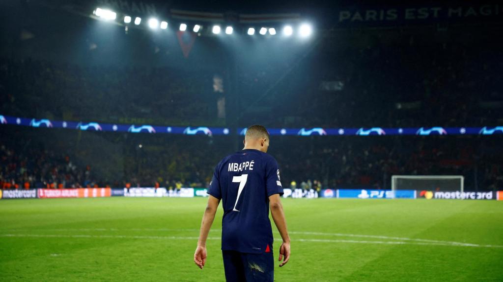 Mbappé, en el Parque de los Príncipes